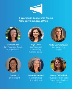 Six Women in Leadership Alumns now serve in public office