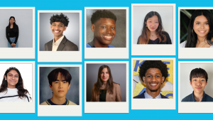 Composite of headshots from Exploring Leadership youth fellows
